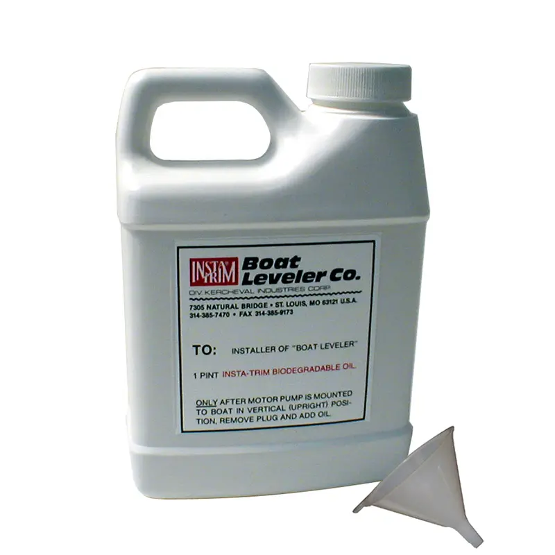 Boat Leveler Oil & Funnel Maintenance Kit For Hydraulic Trim Systems 1