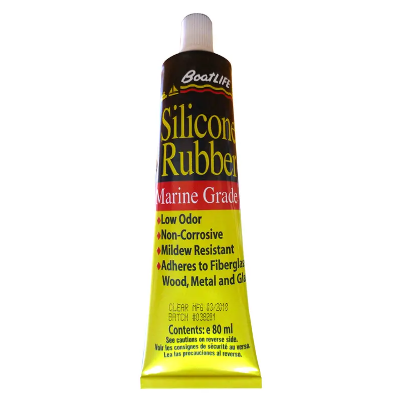 Boatlife Black Silicone Rubber Sealant Tube – 2.8 Fl. Oz (Part #1142) 1