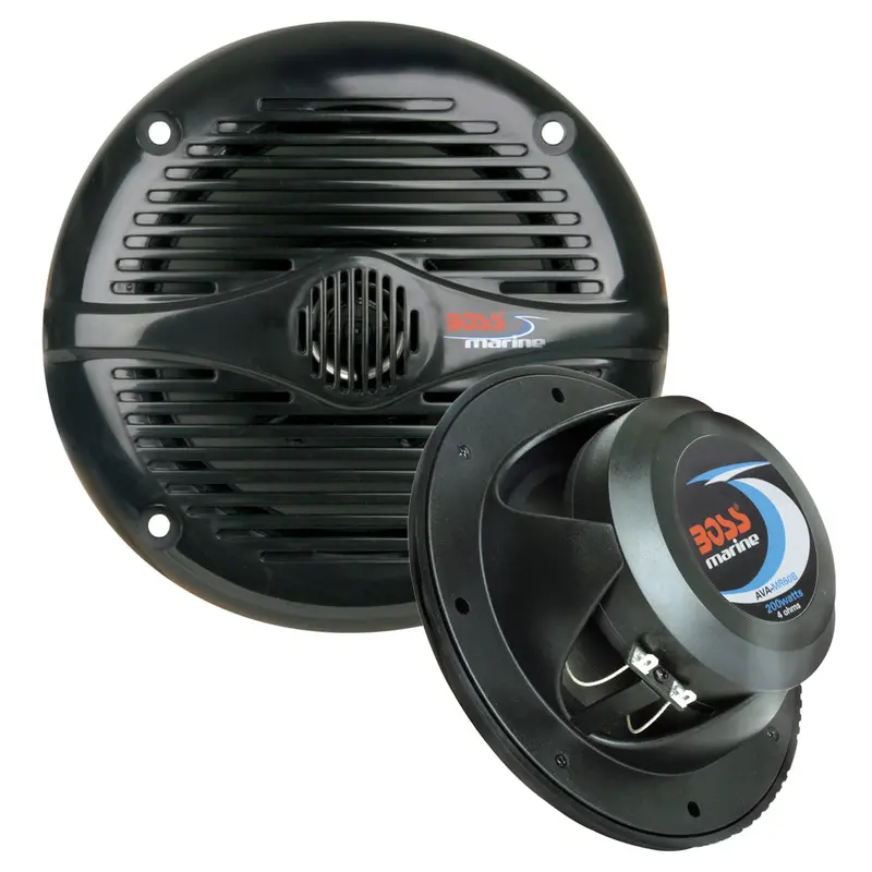 Boss Audio Mr50B 5.25-Inch Marine Speakers – Black, 150W Peak Power 1