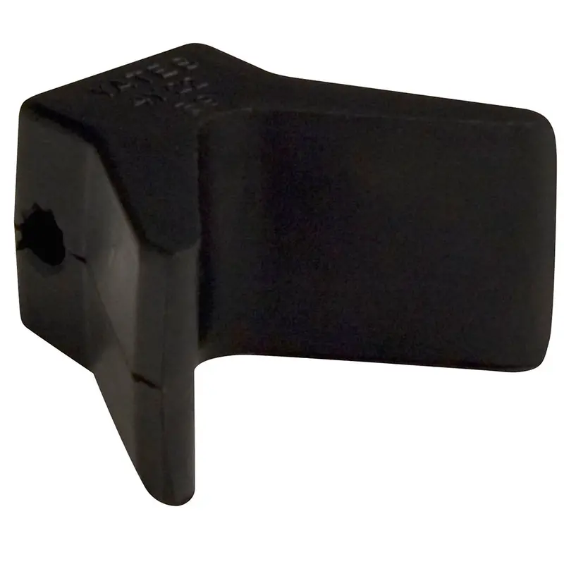C.E. Smith 29552 Black Natural Rubber Bow Y-Stop – 2 X 2 Inches 1