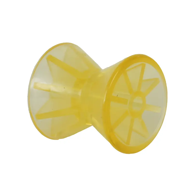 C.E. Smith 4-Inch Yellow Pvc Bow Roller With 1/2" Id Axle (Model 29543) 1