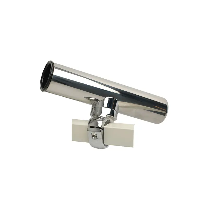 C.E. Smith Adjustable Clamp-On Rod Holder For Pontoon Square Rails 1