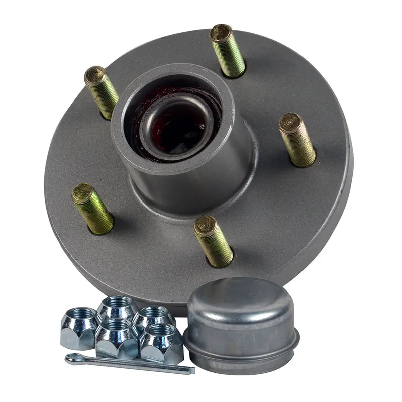 C.E. Smith Galvanized Trailer Hub Kit – 1-3/8" X 1-1/16" Tapered Bearings, 5 On 4-1/2" Bolt Pattern [13515] 1