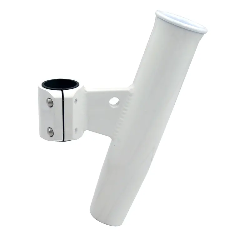 C.E. Smith Vertical Clamp-On Rod Holder – 1-2/3" Od, White Powder-Coated Aluminum 1
