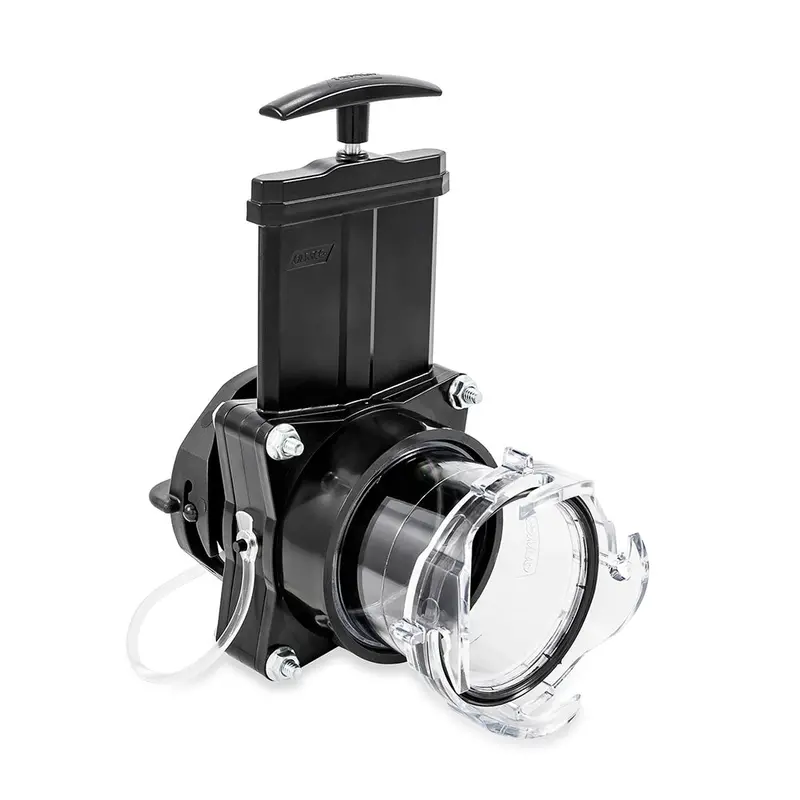 Camco 3-Inch Gate Valve With 3.5-Inch Clear Extension Cap 1