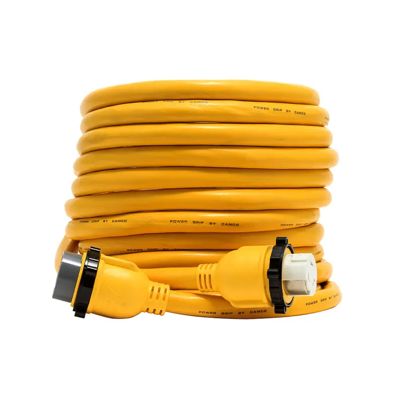 Camco 50A M-Lock To F-Lock Marine Extension Cord – 50-Foot Length, Model 55623 1