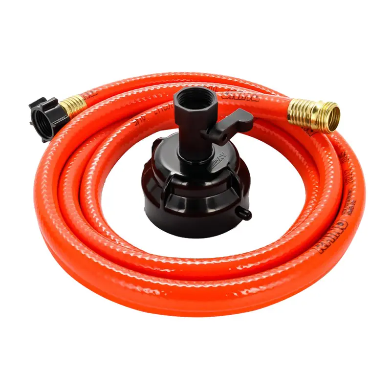 Camco Rhinoflex 10 Clean-Out Hose With Rinser Cap – 5/8" Id 1