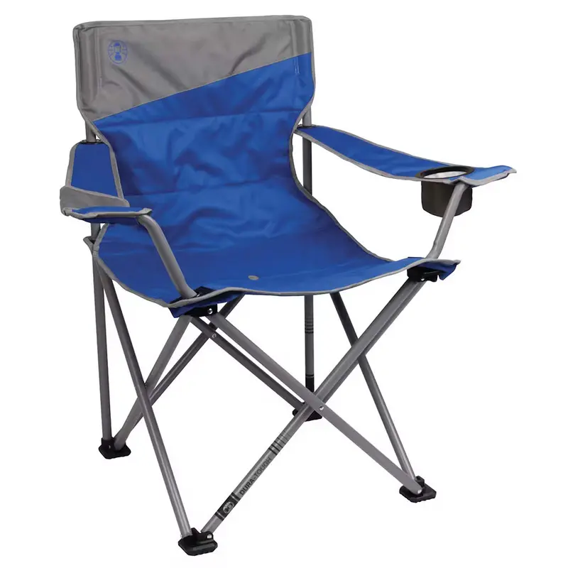 Coleman Big & Tall Quad Camping Chair – Blue Fabric, Model 2000035476 1