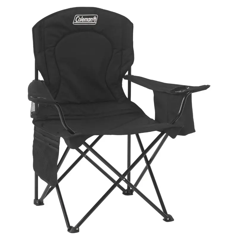 Coleman Quad Folding Chair In Black – Compact, Portable Seating 1