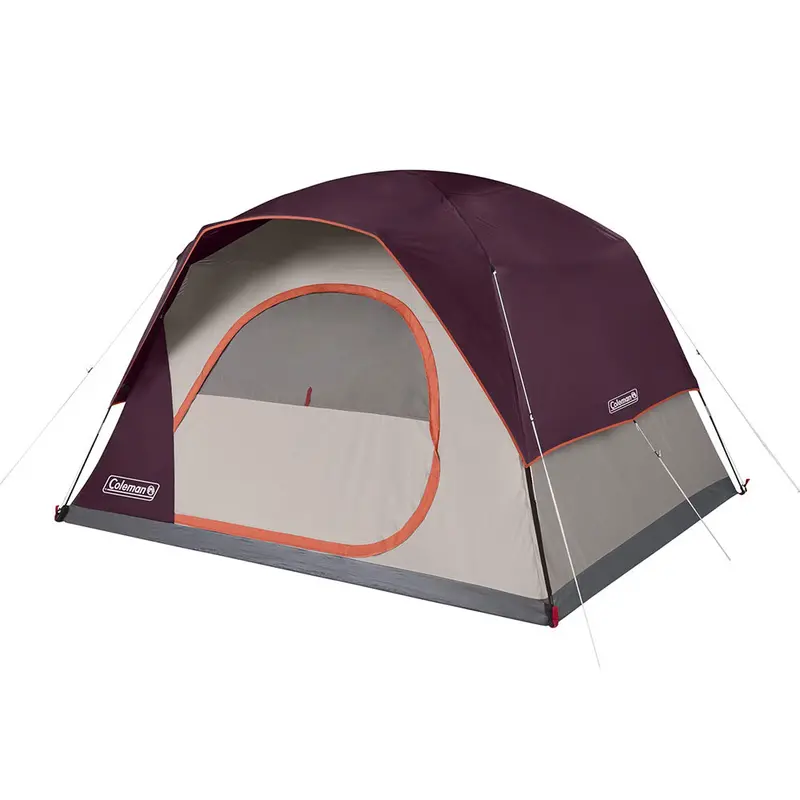 Coleman Skydome 6-Person Camping Tent In Blackberry Color – Model 2207024 1