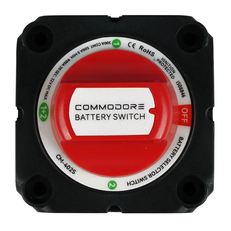 Commodore Cm-402S 4-Position Dual Battery Selector Switch 1
