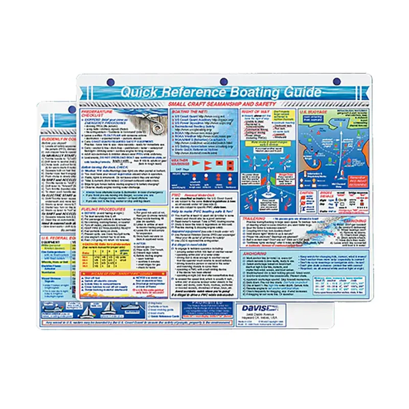 Davis Boating Essentials Quick-Reference Guide Card 1