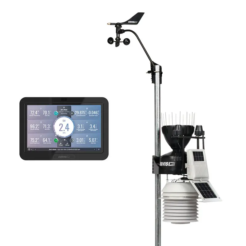 Davis Vantage Pro2 Wireless Weather Station – Fan-Aspirated Shield, Uv/Solar Sensors & Weatherlink Console 1