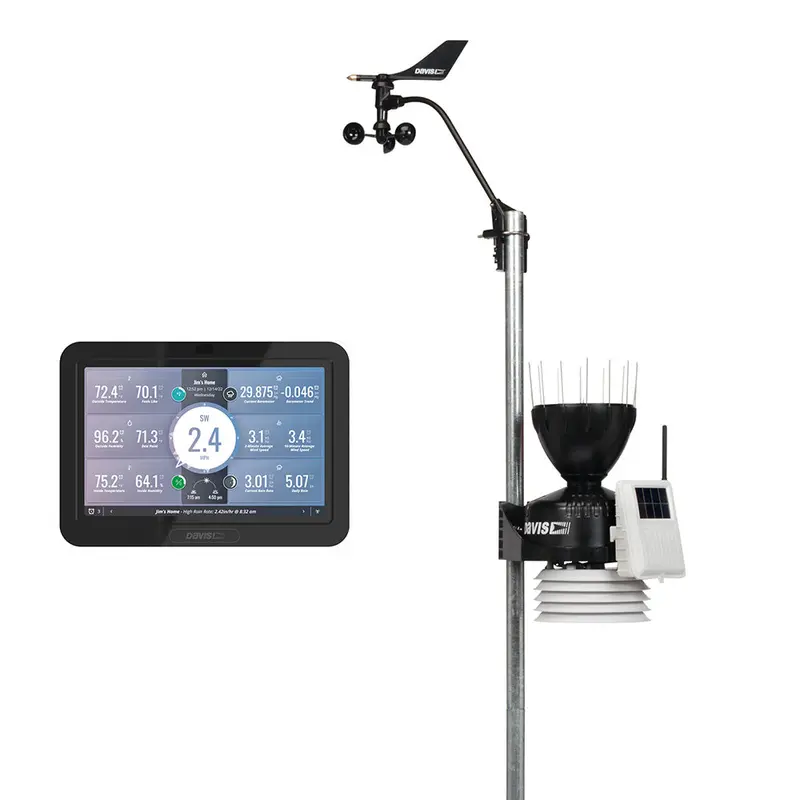 Davis Vantage Pro2 Wireless Weather Station – Standard Radiation Shield & Weatherlink Console 1