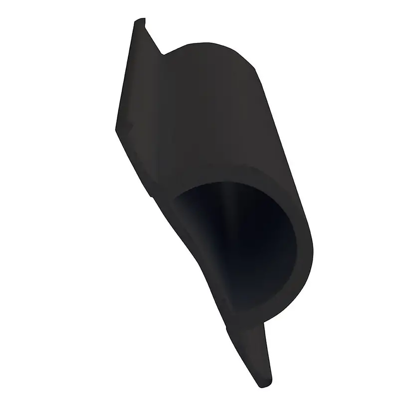 Dock Edge Black "D" Profile Pvc Dock Trim – 16' Flexible Roll [De1193F] 1