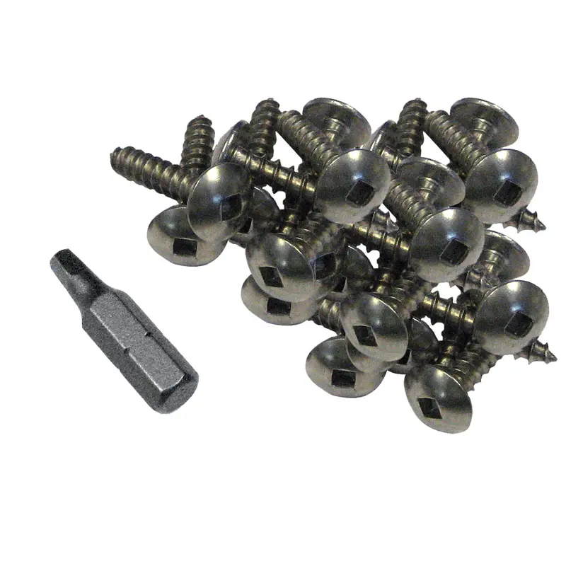 Dock Edge De1006F Stainless Steel Profile Fastener Pack – 100 Pieces, 1" Length 1