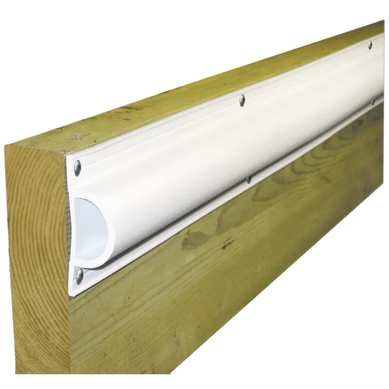 Dock Edge Standard D-Shaped Pvc Dock Edging Roll – 16 Feet, White [De1190F] 1