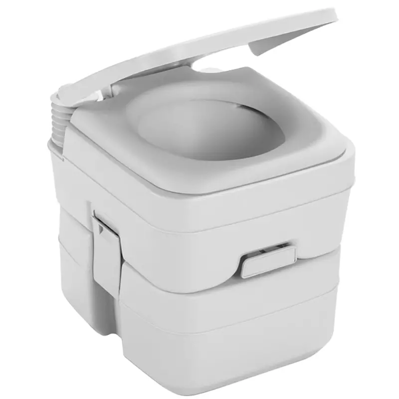 Dometic 965 Platinum-Finish Portable Msd – 5-Gallon Marine Toilet With Mounting Kit 1