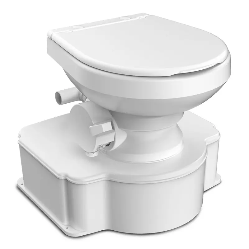 Dometic M65 White Gravity Toilet – Standard Seat Size, Foot-Pedal Activation 1