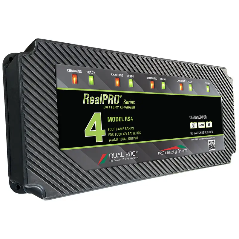 Dual Pro Realpro 4-Bank Marine Battery Charger – 24A Output 1