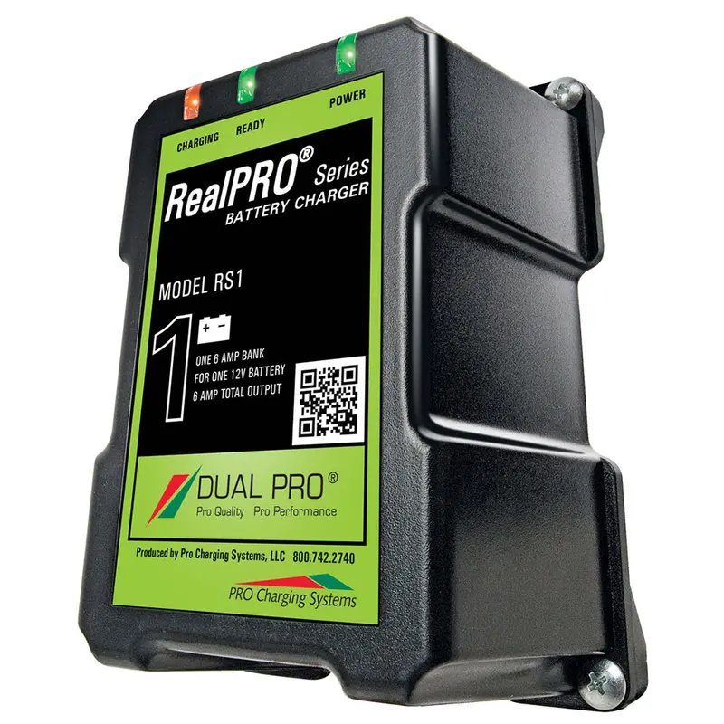 Dual Pro Realpro Series 6A Single-Bank Battery Charger: 12V Input (Model Rs1) 1