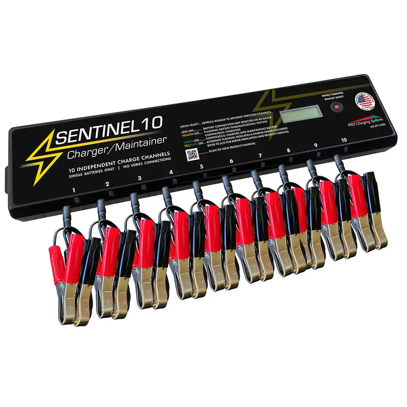 Dual Pro Sentinel 10-Amp Smart Battery Charger & Maintainer [S10] 1