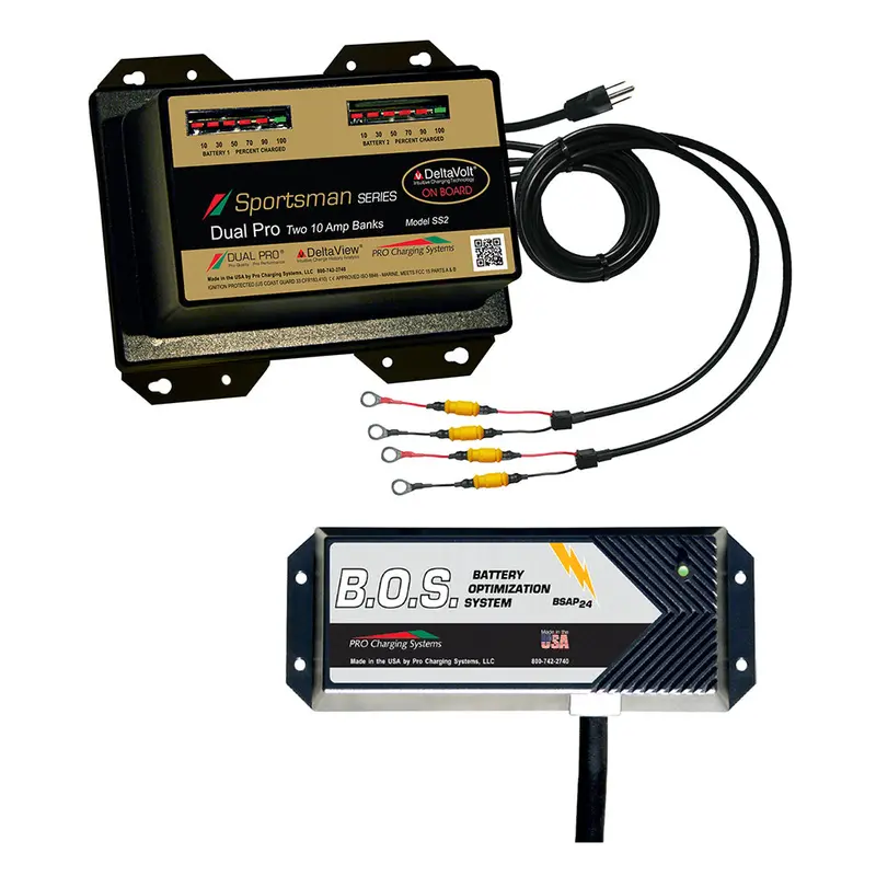 Dual Pro Ss2 Manual 2-Bank Marine Battery Charger With Dual-Bank B.O.S. [Ss2/Bos12V2] 1