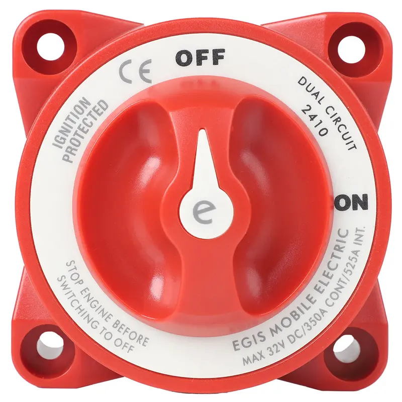Egis E-Series 350A Dual-Circuit Battery Isolator Switch – On/Off Control [2410] 1