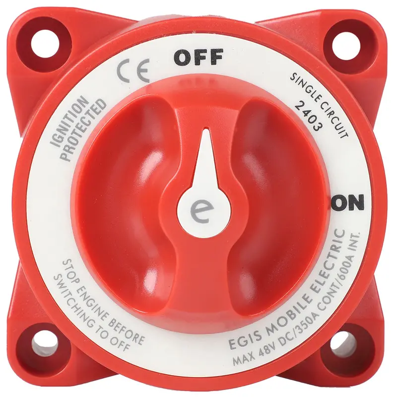 Egis E-Series 350A Single-Pole Battery Disconnect Switch – On/Off Operation [2403] 1
