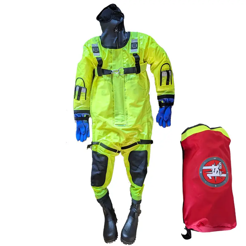 First Watch Rs-1008 Ice Rescue Suit – Hi-Visibility Yellow, Jumbo Size For Tall Users 1