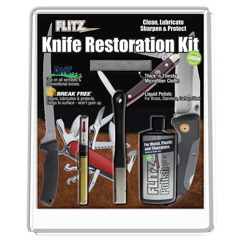 Flitz Knife Restoration & Sharpening Kit – Complete Care System – Model Kr 41511 1