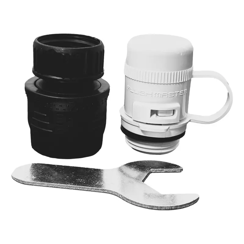Flushmaster Suzuki-Compatible Quick-Connect Flush Port Kit – White 1