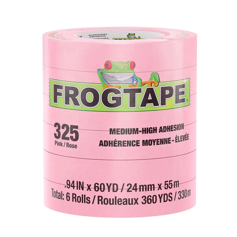 Frogtape Cp325 High-Temperature Masking Tape – Pink, 24 Mm × 55 M, 12-Pack [105333] 1
