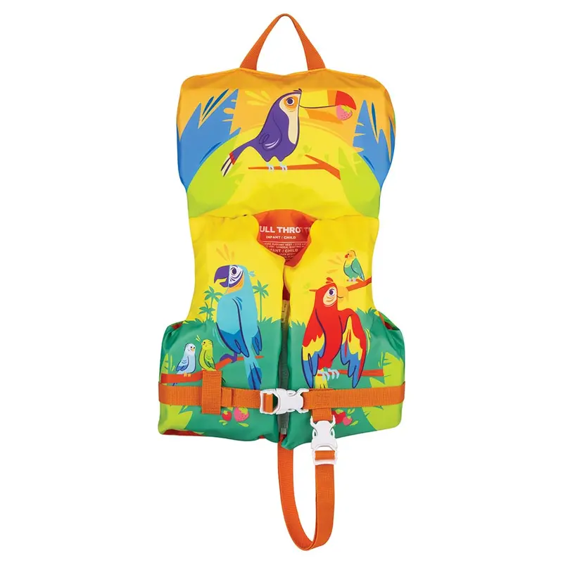 Full Throttle Infant/Child Character Life Jacket – Toucan-Themed, Toddler Size [104200-300-000-22] 1