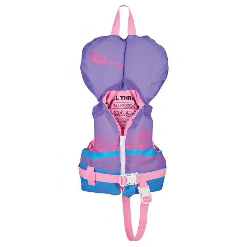 Full Throttle Infant Life Jacket – Uscg-Approved Type Ii, Purple/Pink Design [112400-600-000-26] 1