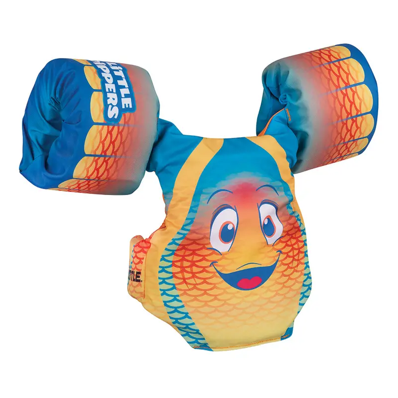 Full Throttle Little Dippers Kids’ Life Jacket – Fish-Themed, Uscg-Approved [104400-200-001-22] 1