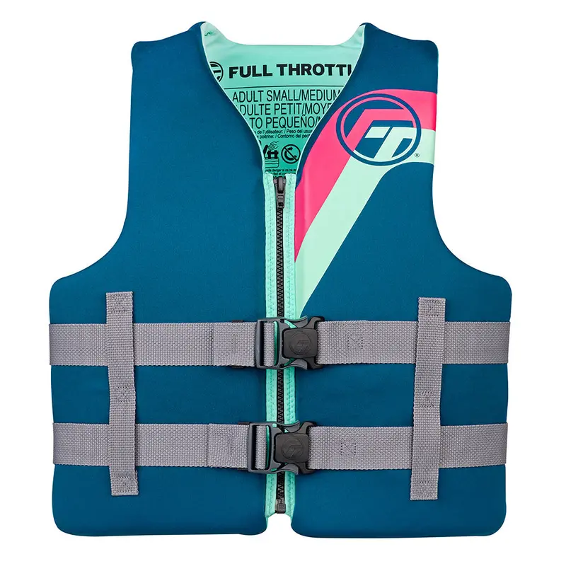 Full Throttle Rapid-Dry Adult Life Jacket – L/Xl, Aqua Color 1