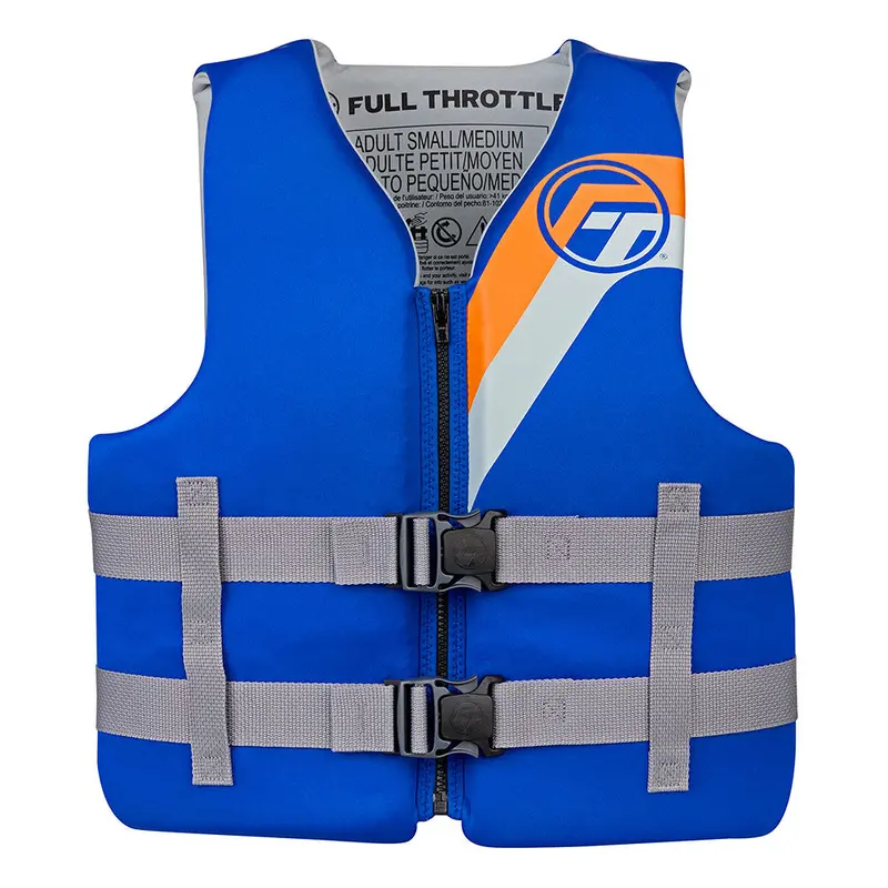 Full Throttle Rapid-Dry Adult Life Vest – Large/X-Large, Navy Blue [142100-500-050-27] 1