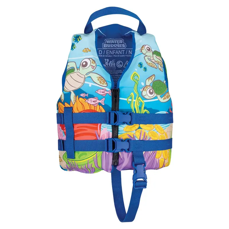 Full Throttle Water Buddies Child Pfd – Turtle Design (30–50 Lbs) [104300-500-001-17] 1