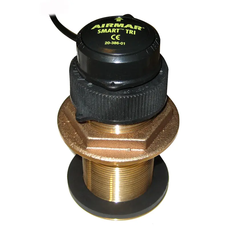Furuno 235Dst-Mse Bronze Thru-Hull Sensor For Digital Depth, Speed, And Temperature – 7-Pin Output 1
