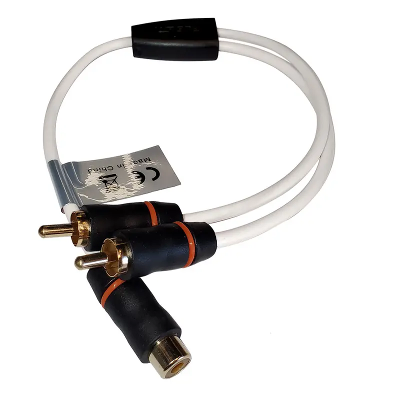 Fusion 1-To-2 Rca Adapter (Female To Male) 1