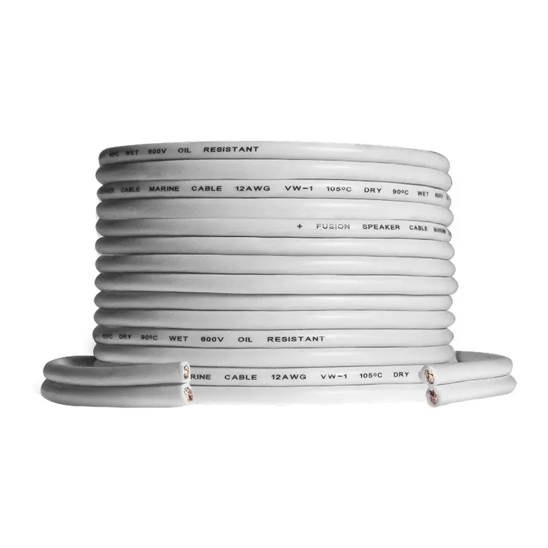Fusion 12 Awg Speaker Wire – 7.62-Meter (25 Ft) Heavy-Duty Roll [010-12898-00] 1