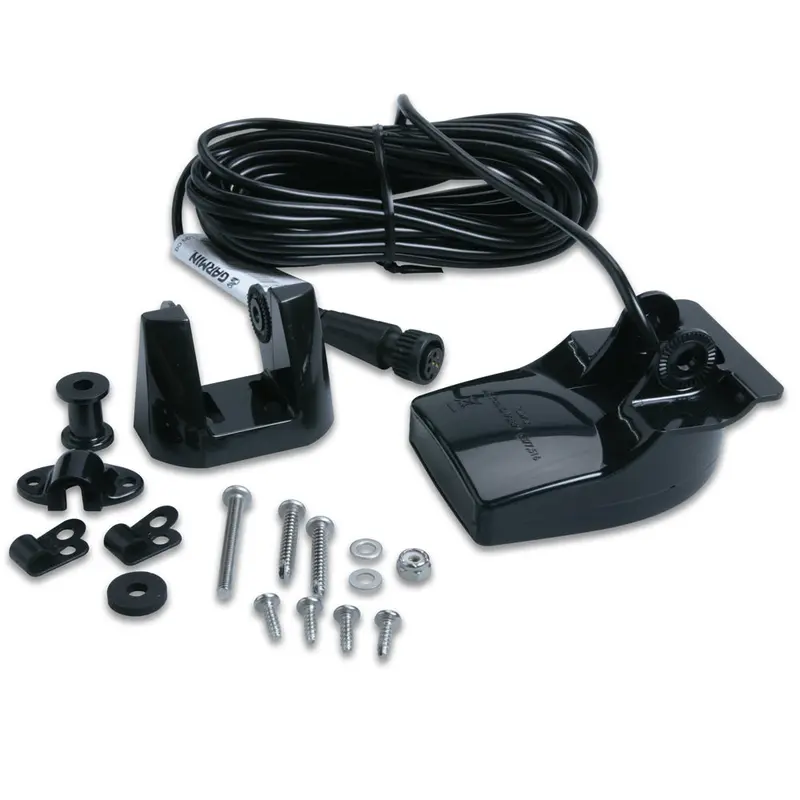 Garmin 200/50Khz Dual-Frequency Depth And Temperature Transducer – Plastic Thru-Hull, 6-Pin 1