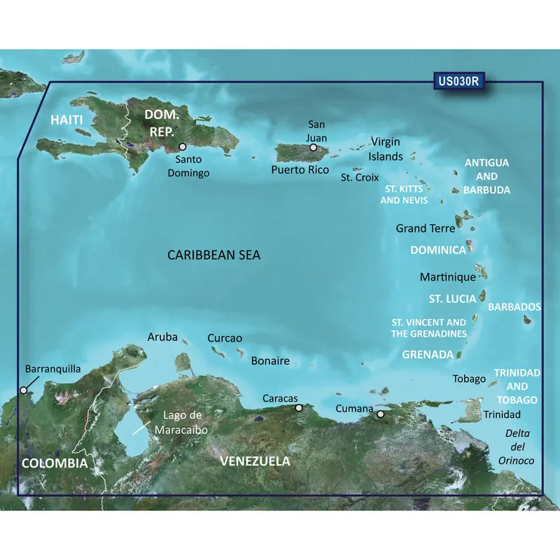 Garmin Bluechart G3 Hd Southeast Caribbean Chart – Microsd/Sd (Part #010-C0731-20) 1
