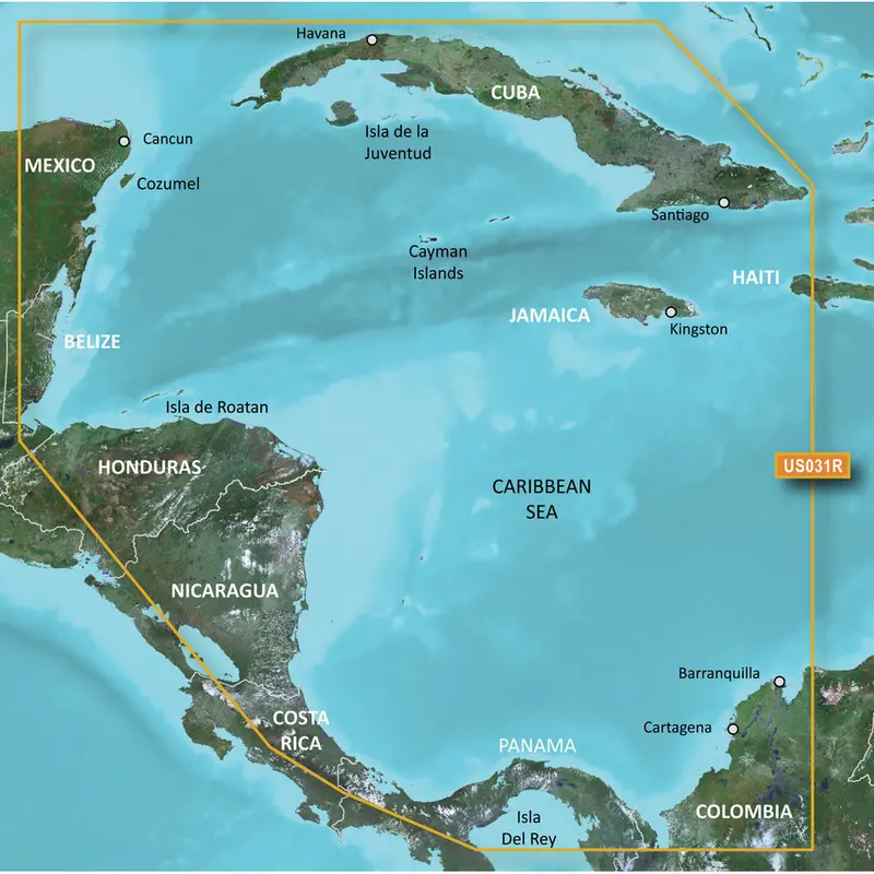 Garmin Bluechart G3 Hd Southwest Caribbean Chart – Microsd/Sd (Part #010-C0732-20) 1