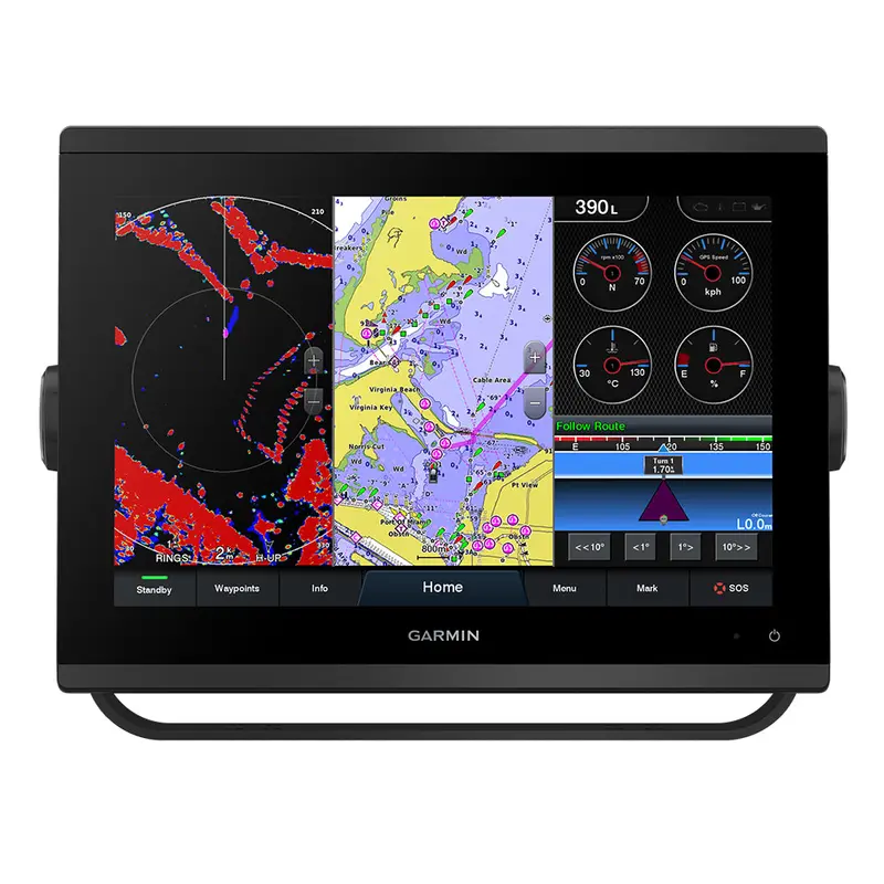 Garmin Gpsmap 1223 Navigation Chartplotter – No Built-In Sonar, Preloaded World Basemap [010-02367-00] 1