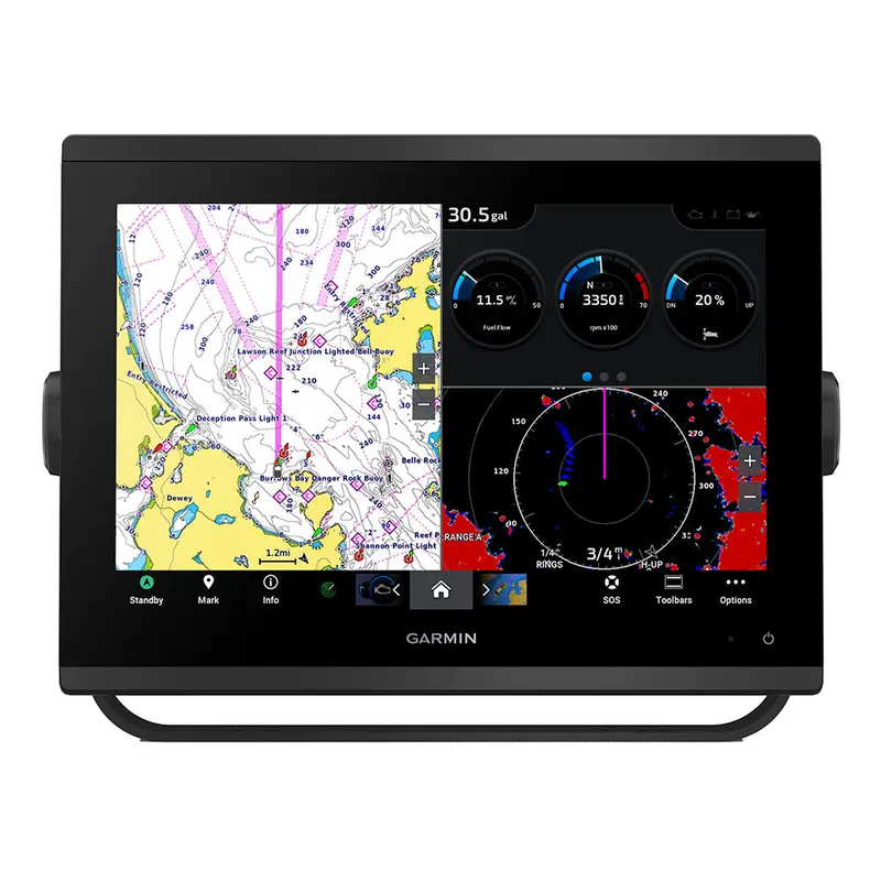 Garmin Gpsmap 1243 Standalone Chartplotter With Gn+ Navigation – Model 010-02367-60 1