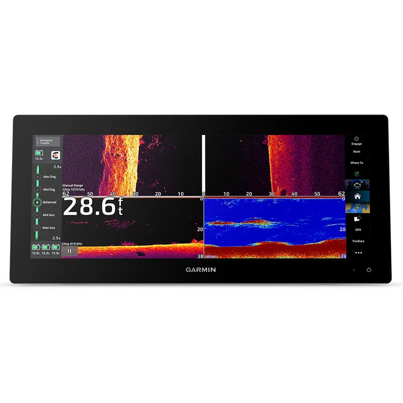 Garmin Gpsmap 1543Xsv Ultrawide Combo Chartplotter And Fishfinder With Built-In Gps And Sonar 1