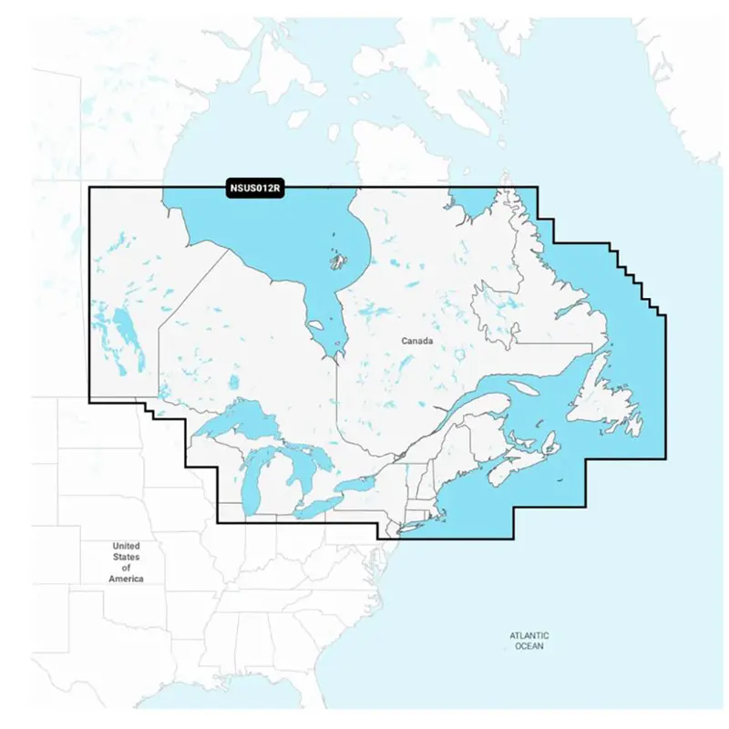 Garmin Navionics+ Canada East & Great Lakes Chart Card (Nsus012R) 1