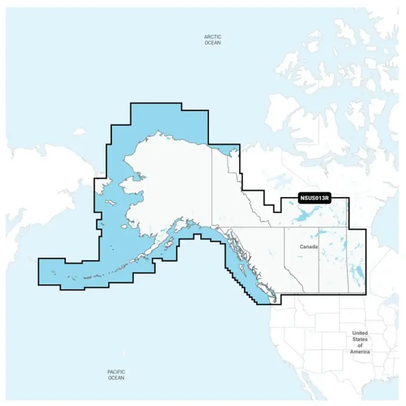 Garmin Navionics+ Canada West & Alaska Chart Card (Nsus013R) 1